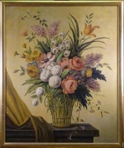 KEELHOFF Alice 1896-1983,Vase fleuri,Monsantic BE 2020-10-18
