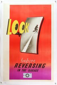 KEELY Pat Cokayne 1901-1970,Look Before Reversing in the Garage,1945,Ewbank Auctions GB 2022-01-21