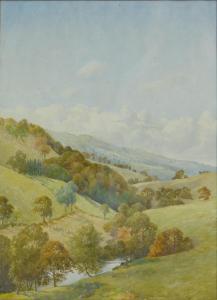 KEENE Alfred John 1864-1930,The Manifold Valley,Mellors & Kirk GB 2022-08-09