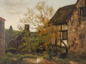 KEGELJAN Frans 1847-1920,Maisons villageoises,Brussels Art Auction BE 2019-02-05