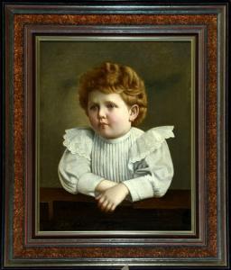 KEGYES József 1834-1914,Bildnis eines Kindes,Allgauer DE 2022-01-13