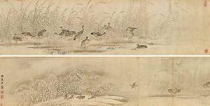 KEHONG SUN 1532-1610,Geese Flying over Reeds,Christie's GB 2016-11-28