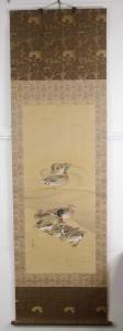 Keibun Matsumura 1779-1843,Ducks , kakejiku (hanging scroll),Lacy Scott & Knight GB 2023-03-18