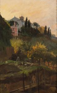 KEIL Alfredo 1851-1907,A landscape with figure,Veritas Leiloes PT 2021-12-13