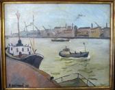 KEIMEUL A 1900-1900,Le port,1976,SVV Cuvreau Expertises Encheres FR 2013-12-08