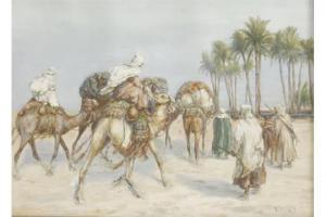 KEITH Arthur 1800-1800,BEDOUIN AND THEIR  CAMELS,Sworders GB 2015-06-16