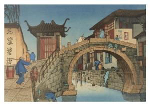 KEITH Elizabeth 1887-1956,Outside Chang Man Gate, Suzhou,Bonhams GB 2016-05-03