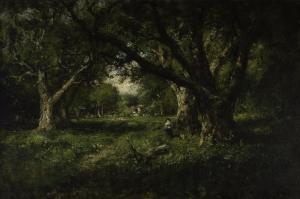 KEITH William 1838-1911,A clearing among the oaks, Alameda,Bonhams GB 2012-12-11