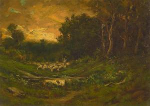 KEITH William 1838-1911,Sheep Watering,Bonhams GB 2024-04-26