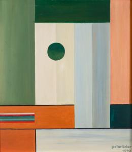 KELER Peter 1898-1982,Abstrakte Komposition (nach Carlo Carra),1970,Ahrenshoop DE 2023-08-05