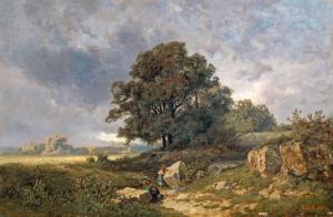 KELETY Gusztav 1834-1902,Landscape of a forest,1882,Nagyhazi galeria HU 2018-05-28