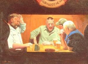 KELL Laurence 1974,The Card Players" in the Gurnard,2001,W H Lane & Son GB 2006-01-26