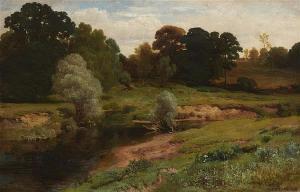 KELLER Alois 1788-1866,Wooded Landscape with a Stream,Lempertz DE 2018-03-14