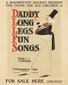 KELLER Edgar 1868-1932,DADDY LONG LEGS FUN SONGS,1900,Swann Galleries US 2016-08-03