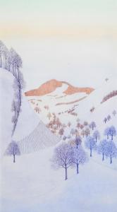 KELLER Franz 1923-1996,Winter Landscape,1979,Germann CH 2019-06-04