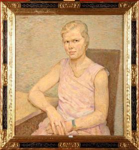 KELLER J,Portrait de jeune fille,1929,VanDerKindere BE 2011-06-21