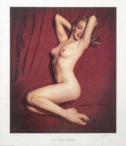 KELLEY Tom 1914-1984,Marilyn #6 Red velvet calendar sesion,1998,Subastas Segre ES 2021-12-14