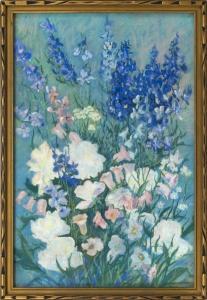 KELLOGG AUSTRICE C 1900,Floral still life,20th Century,Eldred's US 2018-02-17