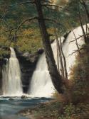 KELLOGG Miner Kilbourne 1814-1889,Raymondskill Falls, Pike Co. Penn.,1881,Shannon's US 2007-10-25