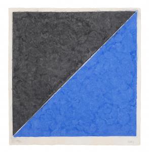 KELLY Ellsworth 1923-2015,Colored Paper Image XV (Dark Gray and Blue),1976,Christie's GB 2024-04-16