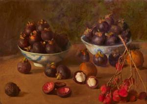 KELLY Gerald Festus 1879-1972,MANGOSTEENS AND ORANGES,Whyte's IE 2023-12-04
