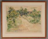 KELLY Grace V 1877-1950,House and Garden Landscape,Stair Galleries US 2013-03-09