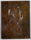 KELLY James Edward 1855-1933,Portrait plaque of Thomas Dunn English,1896,Pook & Pook US 2019-11-01