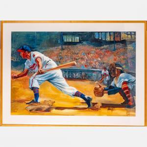 KELLY Patrick 1939-2011,Lou Boudreau,Gray's Auctioneers US 2023-09-27