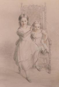 KELLY Robert George 1822-1910,Two Children,1846,John Nicholson GB 2018-04-25