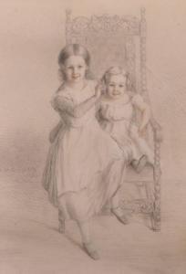 KELLY Robert George 1822-1910,Two Children,1846,John Nicholson GB 2017-11-15