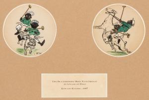 KEMBLE Edward Windsor 1861-1933,A pair of polo-themed caricatures,1897,Graham Budd GB 2019-07-15