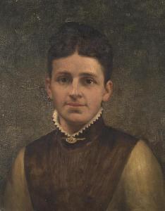 KEMMER Otto 1853-1931,Portrait d'une jeune femme,1905,Dogny Auction CH 2016-06-14