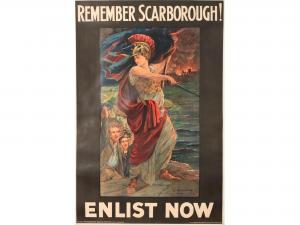 KEMP WELCH Edith M 1870-1941,Remember Scarborough ! Enlist Now,Onslows GB 2014-12-18