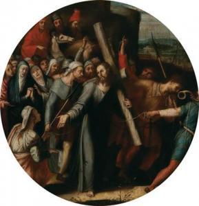Kempeneer Peter 1503-1580,Cristo camino del Calvario con La Verónica,Fernando Duran ES 2012-05-08