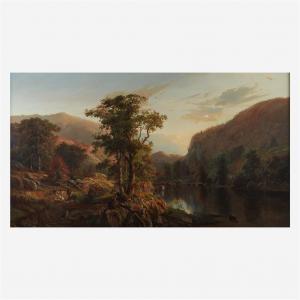 KEMPER Henry W 1833-1894,Autumn Riverscape,1874,Freeman US 2020-12-08