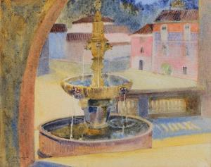 KEMPSON SWAINE AGNES 1892,An Iberian fountain,Mallams GB 2016-07-14