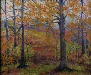 KEMPTON Elmira 1892-1971,Autumn Landscape,Wickliff & Associates US 2020-12-06