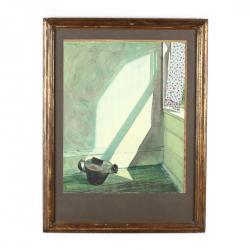 KENDRICK Will A 1889-1969,Watering Can by a Window,1967,Leland Little US 2019-06-15