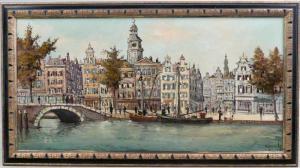 KENNEDY Bessie 1864-1944,European Canal Scene,Nye & Company US 2012-02-08