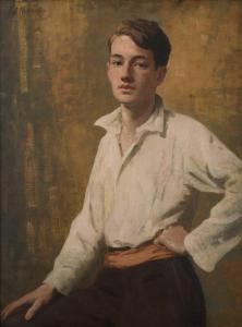 KENNEDY Cedric J,Portrait of John Marshall (1911-1995), three-quart,Woolley & Wallis 2023-06-07