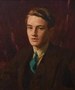 KENNEDY Cedric J,Portrait of John Marshall (1911-1995) wearing a br,Woolley & Wallis 2023-06-07