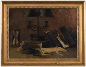 KENNEDY Edward Sherard 1863-1890,Desk Still Life,Brunk Auctions US 2020-03-28