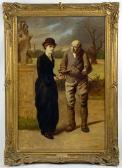 KENNEDY Edward Sherard 1863-1890,horsewoman and butler,1883,CRN Auctions US 2021-10-24