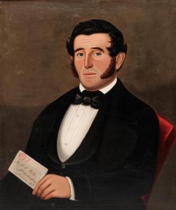 KENNEDY William W. 1817-1870,PORTRAIT OF A.J. WILLIS,Garth's US 2023-03-18