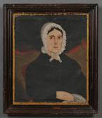 KENNEDY William W.,Portrait of a Woman Wearing a White Ruffled Bonnet,1846,Skinner 2014-10-26