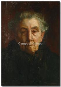 KENNES Arsène 1890-1940,Portrait d'une vieille femme,Campo & Campo BE 2017-09-02