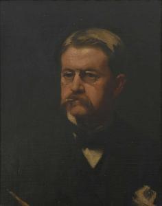 KENNINGTON Eric Henri,Portrait of Thomas Benjamin Kennington (1856-1916),Woolley & Wallis 2024-03-06
