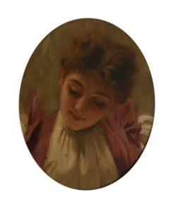 KENNINGTON Thomas Benjamin 1856-1916,Portrait of Anne Kennington (1884-1962), the ,Woolley & Wallis 2024-03-06