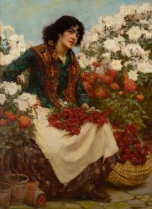 KENNINGTON Thomas Benjamin 1856-1916,The Flower Girl,William Doyle US 2024-02-01