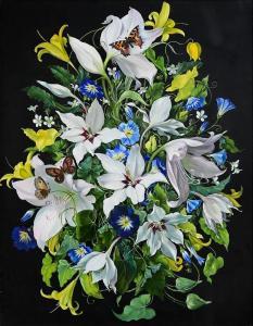 KENNY Desmond 1956,Wild Flowers and Butterflies,Morgan O'Driscoll IE 2022-06-27